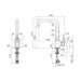Prima+ Riace Single Lever U-Shaped Mixer Tap - Chrome Image 3