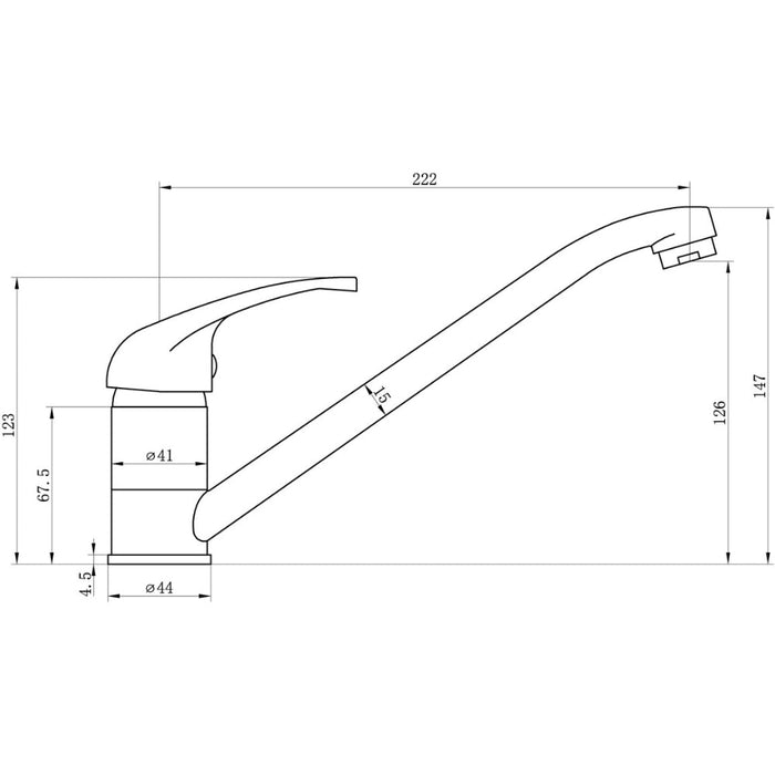 Prima Single Lever Mixer Tap Image 6