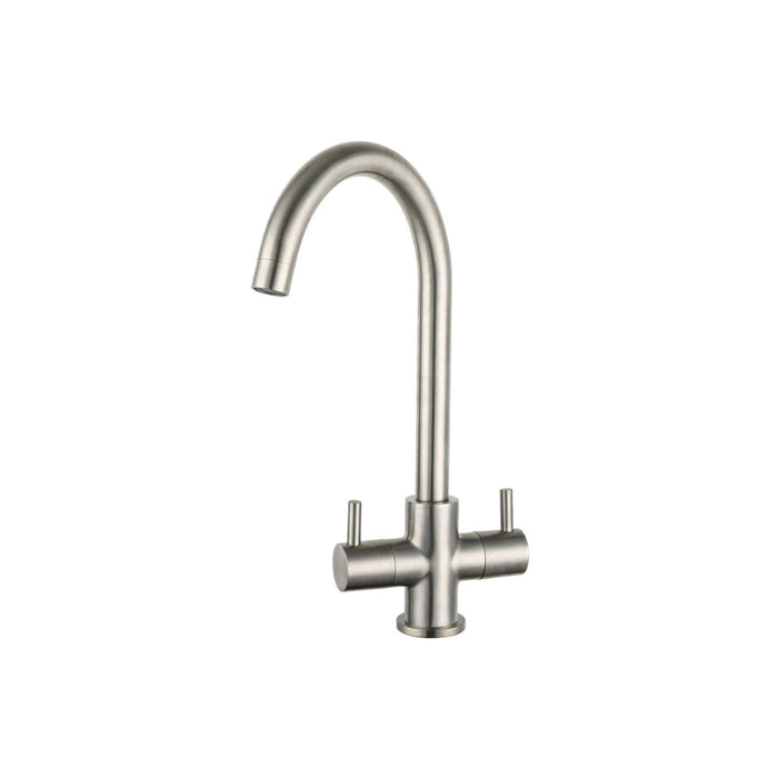 Prima Staten Swan Neck Dual Lever Mixer Tap