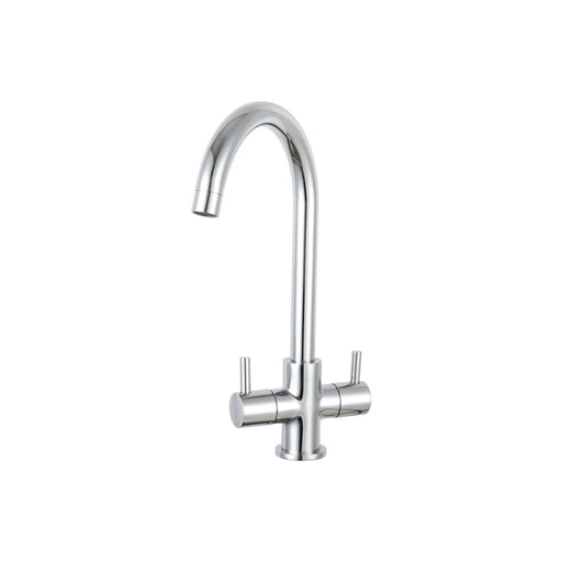 Prima Staten Swan Neck Dual Lever Mixer Tap Image 1