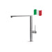 Prima+ Tiber Single Lever Flat Mixer Tap - St/Steel Image 1