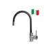 Prima+ Tiber Single Lever Mixer Tap w/Pull Out - Black & St/Steel Image 1