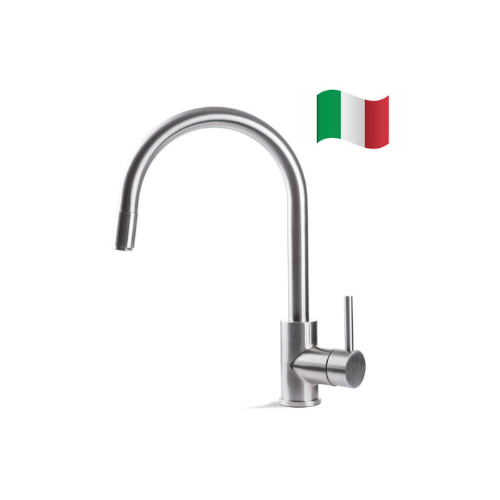 Prima+ Tiber Single Lever Mixer Tap w/Pull Out - St/Steel Image 1