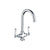 Prima Traditional Belfast Dual Lever Tap - Chrome Image 1