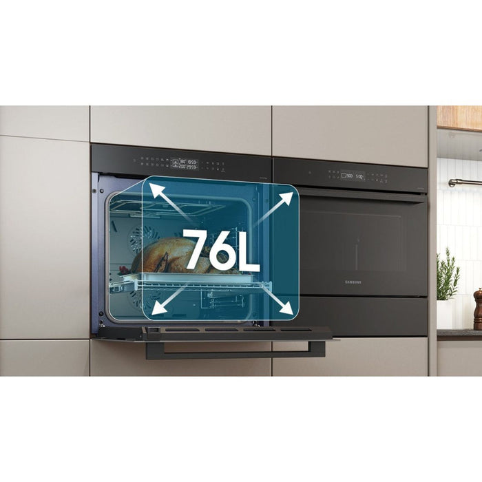 Samsung Bespoke Series 4 NV7B42205AK/U4 Oven with Dual Cook - Black Glass Image 10