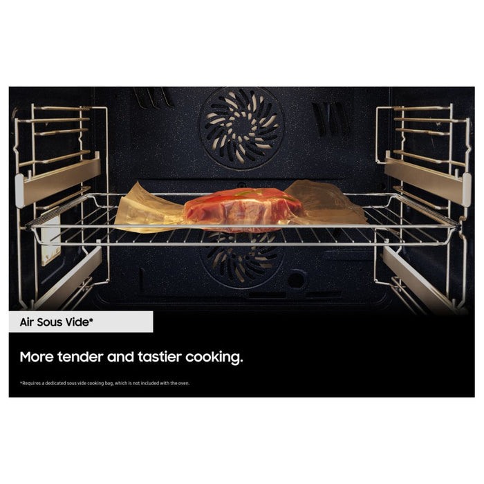 Samsung Bespoke Series 4 NV7B42205AK/U4 Oven with Dual Cook - Black Glass Image 8