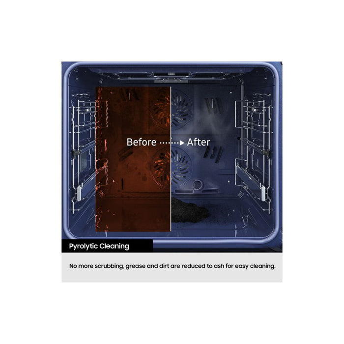 Samsung Bespoke Series 4 NV7B42503AK/U4 Oven with Dual Cook - Black Glass Image 7