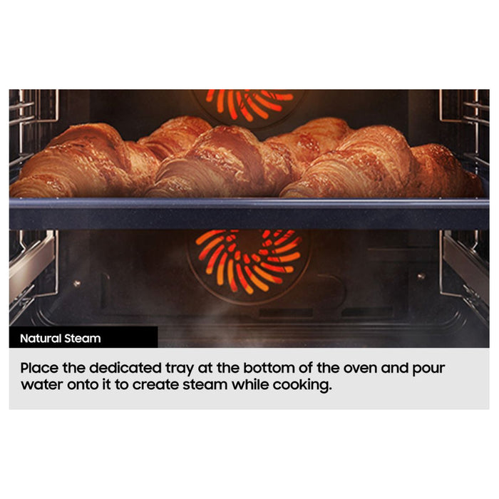 Samsung Bespoke Series 4 NV7B4355VAK/U4 Oven with Dual Cook Flex - Black Glass Image 11