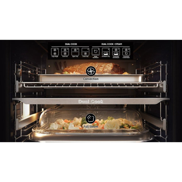 Samsung Bespoke Series 5 NV7B5675WAK/U4 Oven with Dual Cook - Black Glass Image 11