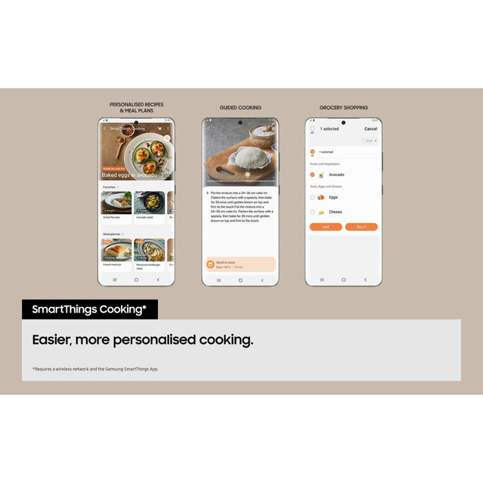 Samsung Bespoke Series 6 NQ5B6753CAK/U4 Combination Microwave Oven - Black Glass Image 8