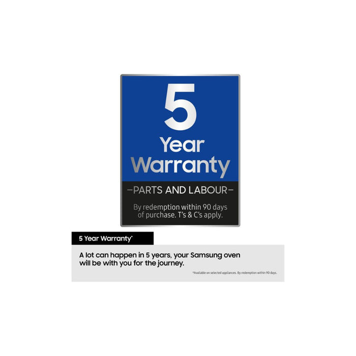 Samsung Bespoke Series 7 NQ5B7993AAK/U4 Compact Steam Combination Oven - Black Glass Image 11