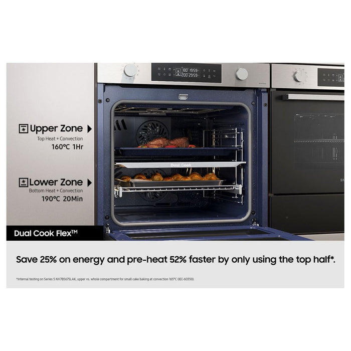 Samsung Bespoke Series 7 NV7B7997AAK/U4 Oven with Dual Cook - Black Glass Image 10