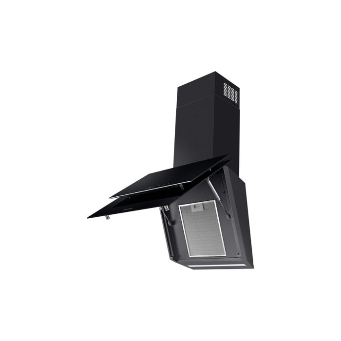 Samsung NK24C9804VB/UR Angled Chimney Hood - Black Image 5