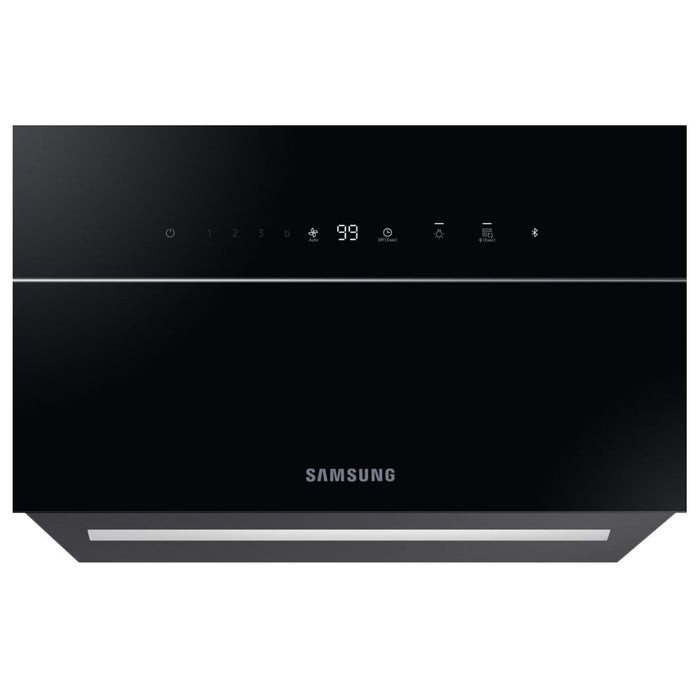 Samsung NK24C9804VB/UR Angled Chimney Hood - Black Image 7