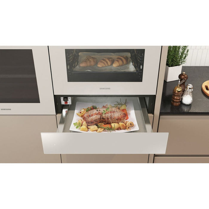 Samsung NL20B5100WA/EU 14cm Warming Drawer - Satin Beige Image 7