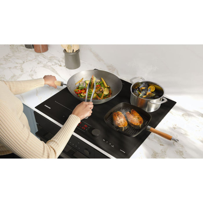 Samsung Series 6 NZ85C6058FK/U1 80cm Slim Induction Hob w/Flex Zone Plus - Black Image 7