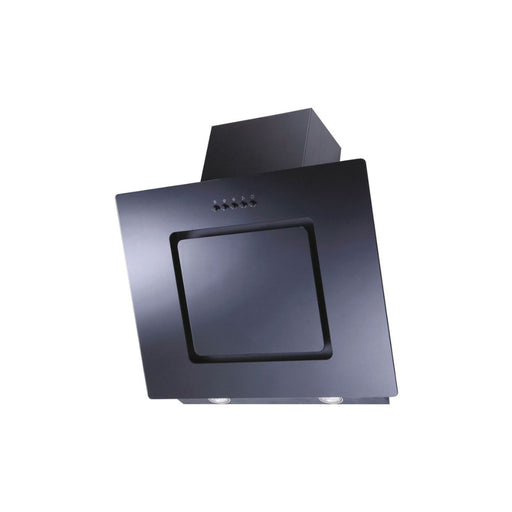 Unbranded CDG6MBGG 60cm Sloped Chimney Hood - Black Image 1