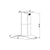 Unbranded CGM90NX/1 90cm Curved Glass Chimney Hood - St/Steel & Glass Image 3