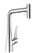Hansgrohe Metris Select M71 - Single Lever Kitchen Mixer 320 with Pull-Out Spout, Single Spray Mode - Unbeatable Bathrooms