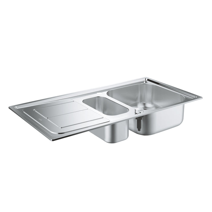 Grohe K300 Stainless Steel Sink with Drainer - Unbeatable Bathrooms
