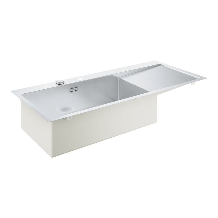 Grohe K1000 Stainless Steel Sink with Drainer - Unbeatable Bathrooms