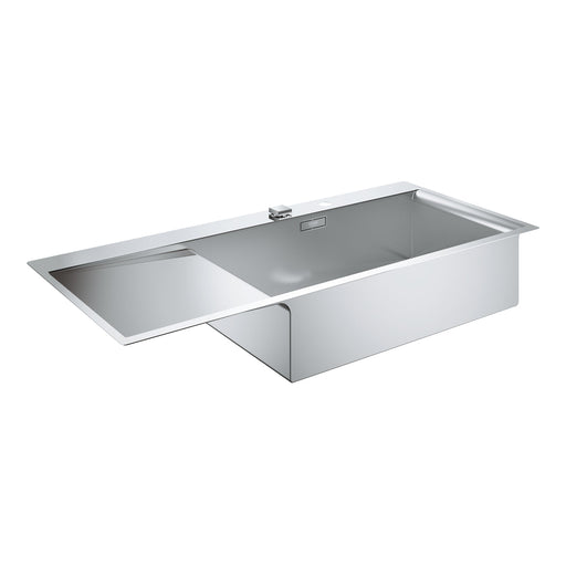 Grohe K1000 80-S Stainless Steel Sink with Drainer - Unbeatable Bathrooms