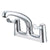 JTP Astra Deck Mounted Sink Mixer with Dual Flow - Swivel Spout - 3327-CD - Unbeatable Bathrooms