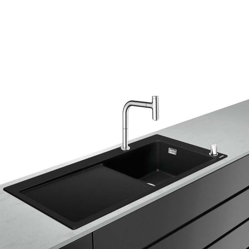 Hansgrohe C51 (C51-F450-08) Kitchen Sink Combination 450 with Mixer Tap, Left-Hand Drainer - 43219000 - Unbeatable Bathrooms