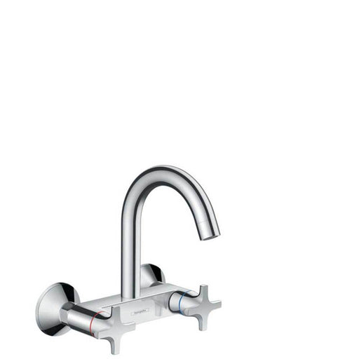 Hansgrohe Logis M32 - 2-Handle Kitchen Mixer Wall-Mounted, Single Spray Mode - Unbeatable Bathrooms