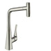 Hansgrohe Metris Select M71 - Single Lever Kitchen Mixer 320 with Pull-Out Spray and Sbox, 2 Spray Modes - Unbeatable Bathrooms