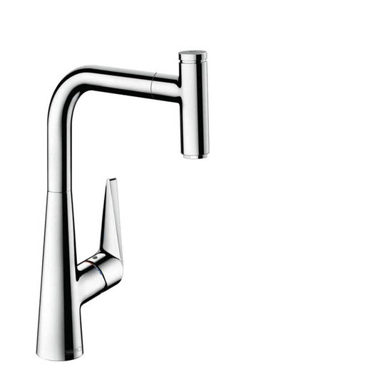 Hansgrohe Talis Select M51 - Single Lever Kitchen Mixer 300 with Pull-Out Spout and Sbox, Single Spray Mode - Unbeatable Bathrooms