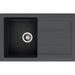 Abode Xcite 1 Bowel Inset Black Metallic Sink & Tap Pack Additional Image - 1