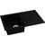 Abode Xcite 1 Bowel Inset Black Metallic Sink & Tap Pack Additional Image - 2