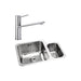 Abode Matrix 1.5 Bowel Undermount Stainless Steel Sink & Tap Pack Additional Image - 23