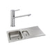 Abode Connekt 1.5 Bowel Inset Stainless Steel Sink & Tap Pack Additional Image - 11