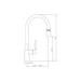 Abode Ratio Single Lever Mixer Tap with Pull Out Additional Image - 3