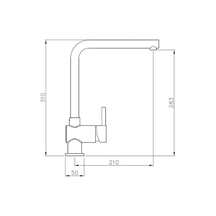 Abode Quala Single Lever Mixer Tap Additional Image - 2