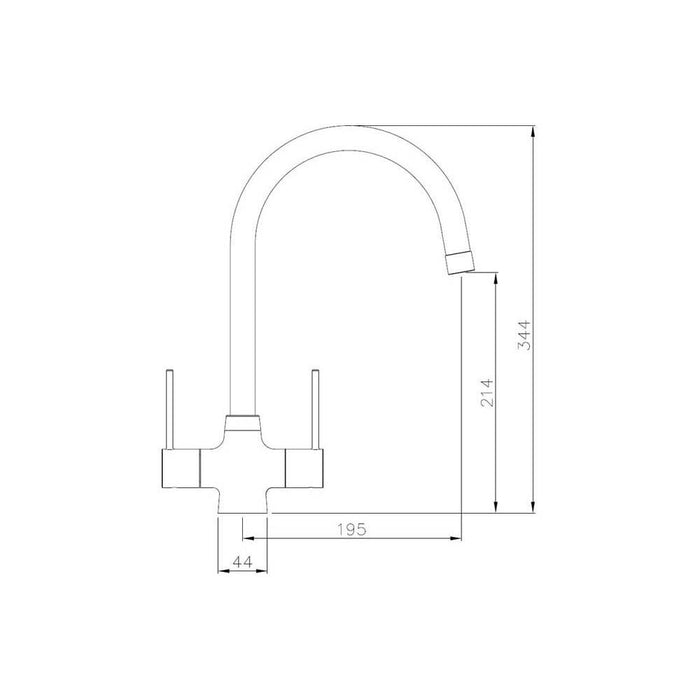 Abode Connekt 1.5 Bowel Inset Stainless Steel Sink & Tap Pack Additional Image - 13