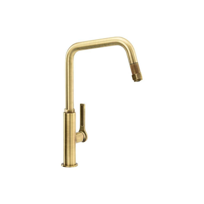 Abode Hex Single Lever Mixer Tap with Pull Out Additional Image - 4