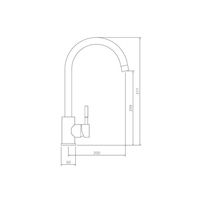 Abode Sway Single Lever Mixer Tap Additional Image - 1