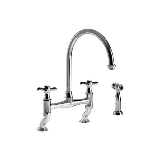 Abode Langley Bridge Mixer Tap with Handspray
