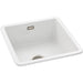 Abode Sandon 1 Bowel White Ceramic Undermount/Inset Kitchen Sink Additional Image - 1