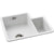 Abode Sandon 1.5 Left Hand Main Bowl White Ceramic Undermount/Inset Kitchen Sink Additional Image - 1