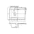 Abode Aspekt 1 Bowel & Drainer Granite Inset Sink - White Additional Image - 3