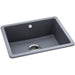 Abode Matrix Sq GR15 Large 1 Bowel Granite Inset/Undermount Sink Additional Image - 5