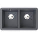 Abode Matrix Sq GR15 2 Bowel Granite Undermount Sink