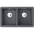 Abode Matrix Sq GR15 2 Bowel Granite Undermount Sink