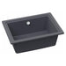 Abode Denton Compact 1 Bowel Undermount Sink - Grey Metallic Additional Image - 1