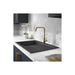 Abode Xcite 1 Bowel & Drainer Granite Inset Sink - Black Metallic Additional Image - 2