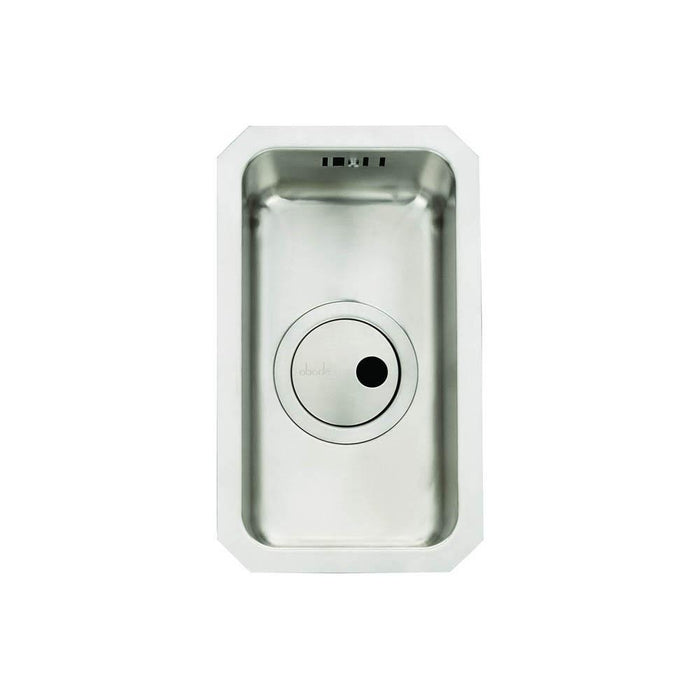 Abode Matrix R25 0.5 Bowel 160x300mm Undermount Sink - Stainless Steel